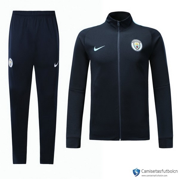 Chandal Manchester City Niño 2017-18 Azul Marino